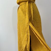Жълта дамска рокля, снимка 9 - Рокли - 42055117