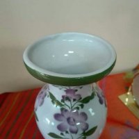 Италианска ваза от порцелан/ майолика, снимка 3 - Колекции - 31795795