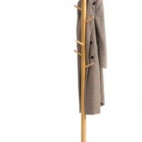 Бамбукова закачалка за якета и палта, снимка 1 - Закачалки - 37890110