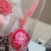 Сапунени рози за 8 - ми Март, снимка 4 - Изкуствени цветя - 42949689