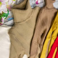 Дамски блузи плетиво рипс поло, снимка 2 - Блузи с дълъг ръкав и пуловери - 38399008