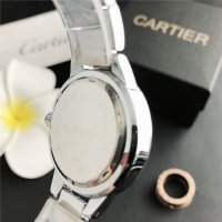 Луксозен дамски ръчен часовник CARTIER. Часовник подарък за жена. Ръчен водоустойчив часовник., снимка 6 - Дамски - 37075456