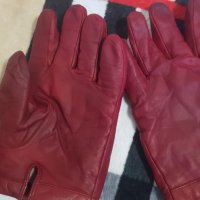 Червени мъжки ръкавици /ест кожа /Club Argentino / M /made in Italy/разпродава, снимка 7 - Екипировка - 38443874
