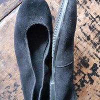 обувки дамски от плат черни летни, снимка 2 - Дамски ежедневни обувки - 31124723