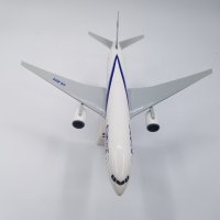самолет Boeing 777-200 EL AL Israel Airlines 4X-ECC Pacmin - мащаб 1:100 (32 см.) пластмасов модел, снимка 4 - Колекции - 32110733