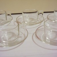 Стъклени чаши за кафе от Чехословакия, снимка 2 - Антикварни и старинни предмети - 31971544