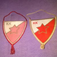 Цървена Звезда Белград футболни флагчета-2бр, снимка 2 - Футбол - 37054677