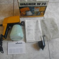 Made in Germany-WAGNER W70-Електрически Пситолет За Боядисване-Вагнер-40/70 Вата-Регулатор Струя, снимка 5 - Други инструменти - 36984995