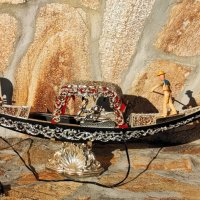 венецианска гондола - сувенир, снимка 4 - Антикварни и старинни предмети - 44271785