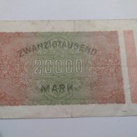 Райх банкнота - Германия - 20 000марки / 1923 година - 17991, снимка 7 - Нумизматика и бонистика - 31020370