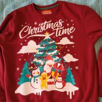 коледна блуза christmas time, снимка 1 - Блузи - 42804819