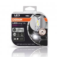 LED Крушка Osram H15 LEDRIVING HL EASY 12V 16W, 6500K, снимка 5 - Аксесоари и консумативи - 39092483
