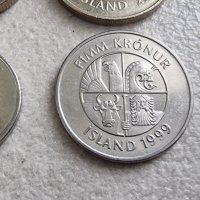 Монети. Исландия.  0.10, 1, 5  10, 50 и 100 крони. 6 бр., снимка 11 - Нумизматика и бонистика - 42314837
