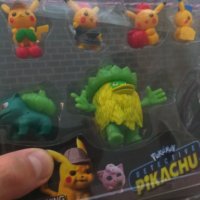 Комплект 9бр. Покемони Pokemon Pikachu Пикачу покемон detective, снимка 4 - Фигурки - 29833508