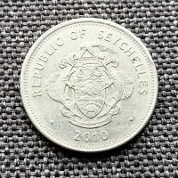 ❤️ ⭐ Монета Сейшели 2010 1 рупия ⭐ ❤️, снимка 2 - Нумизматика и бонистика - 38701827