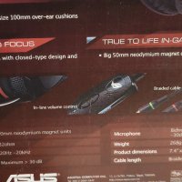  ASUS Orion PRO геймърски слушалки 7.1 виртуален съраунд ROG Spitfire USB аудио процесор, снимка 11 - Слушалки за компютър - 42916995