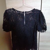 New Look дантелена блузка, снимка 3 - Тениски - 29429868