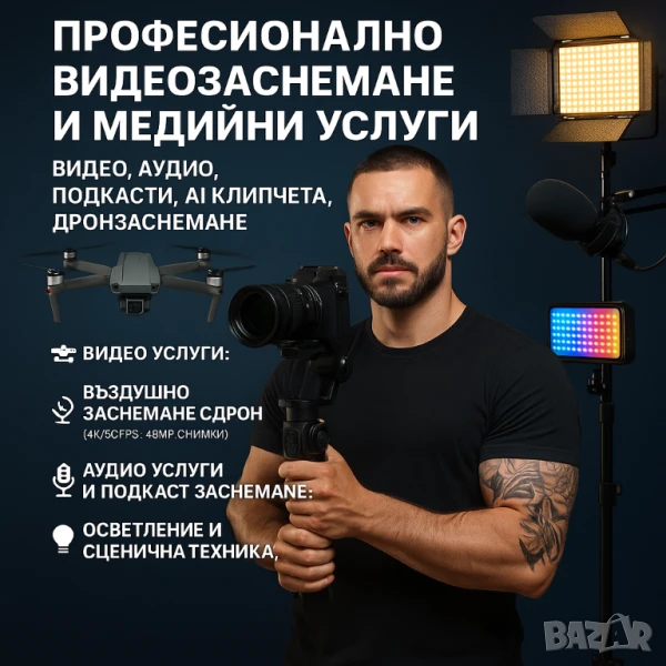 🎥 Професионално Видеозаснемане и Медийни Услуги 🎥, снимка 1