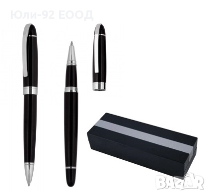 Стилен комплект химикал и ролер в луксозна кутия, снимка 1