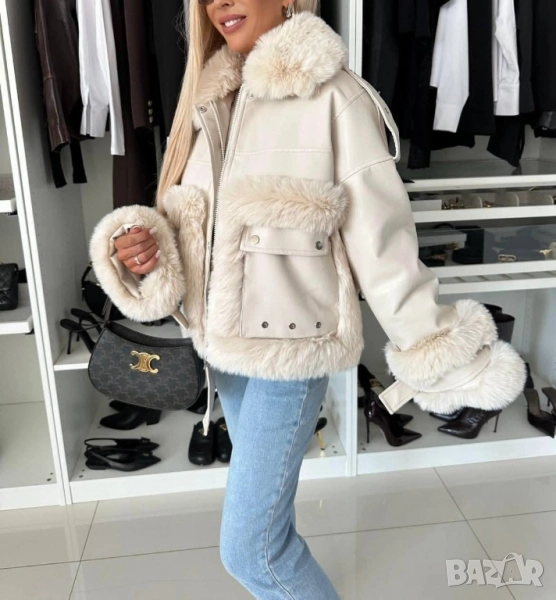 кожено палто , снимка 1