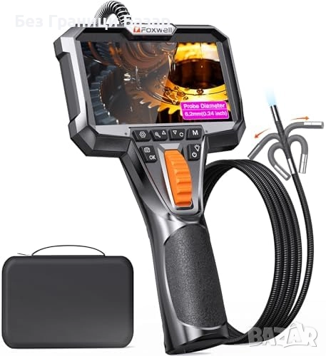 Нова Индустриална камера ендоскоп 220° HD с 4.3" екран и LED Бороскоп, снимка 1