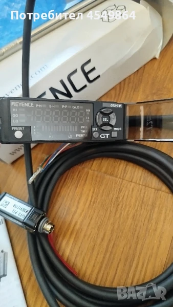 Keyence GT2-72P Amplifier & Keyence GT2-P12 Contact Sensor, снимка 1