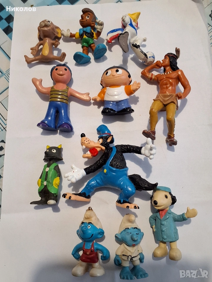 Гумени фигурки от различни марки много стари , снимка 1