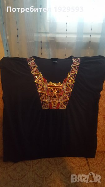 Дамска блуза марка H&M с бродерия, снимка 1