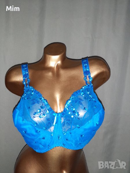  Prima Donna 80 Н Турско син ,дантелен сутиен за едра дама , снимка 1