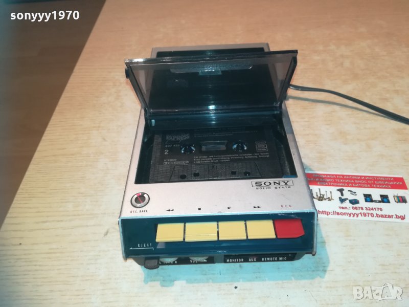 SONY TC-100A MADE IN JAPAN-Zürich/SWISS 0103211953, снимка 1