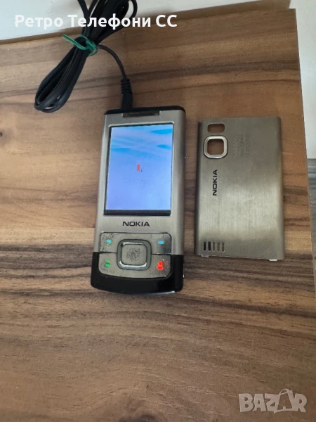 Nokia 6500 slide silver metal, снимка 1