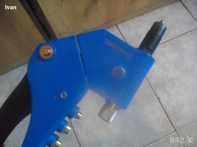 Немска Комбинирана Нитачка-Поп Нитове/Нит Гайки-HONSEL Multi 1 - Ръчна Лостова-Въртелива Глава 360гр, снимка 1