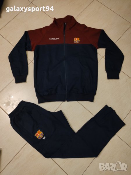 Мъжки Анцуг Барселона 2022Г Памучен Есенен футболен Анцуг + Шапка 89лв, снимка 1