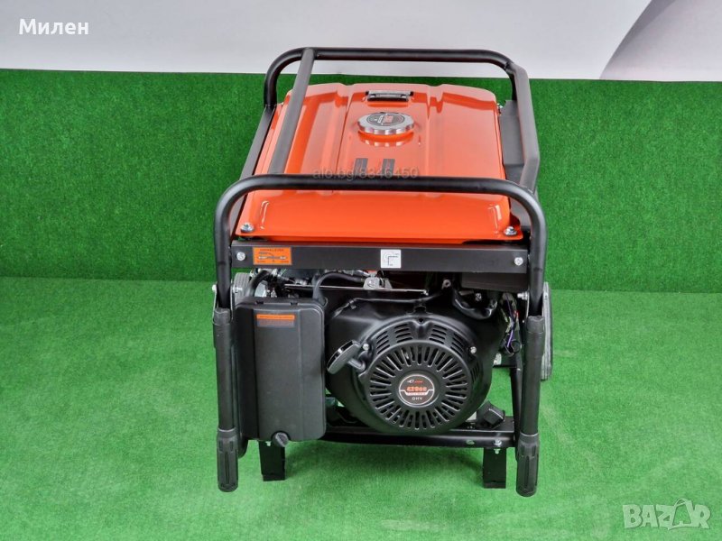 Генератор за ток 7.5kw монофазен с ел. стартер и акумулатор в ...