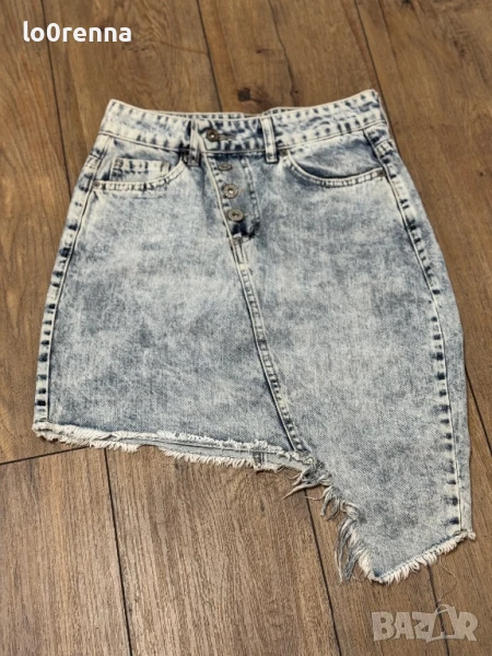 Дамска дънкена пола, снимка 1