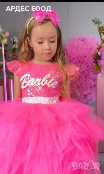 Рокля Barbie с диадема , снимка 1