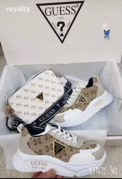 Guess дамски маратонки Два цвята , снимка 1