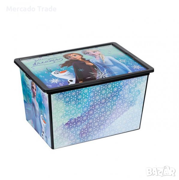 Кутия за играчки Mercado Trade, За момичета, Замръзналото кралство, 50л., снимка 1