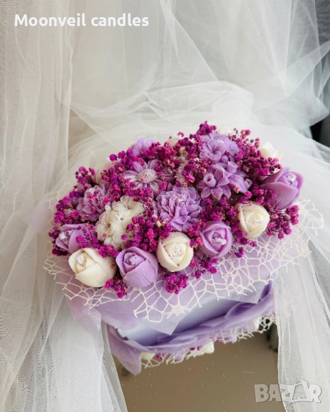 💐Ароматни букети от соев восък 💐 , снимка 1
