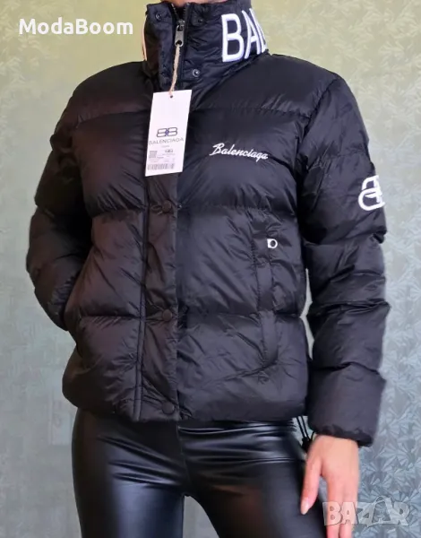 Balenciaga дамско черно зимно яке, снимка 1