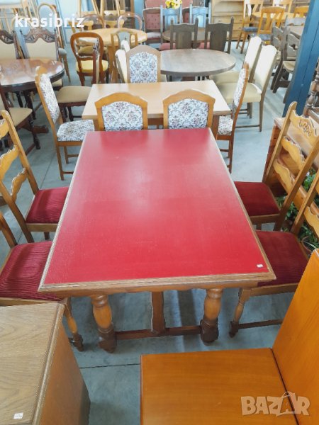 К-т Масивна маса с 4 стола внос от Германия , снимка 1