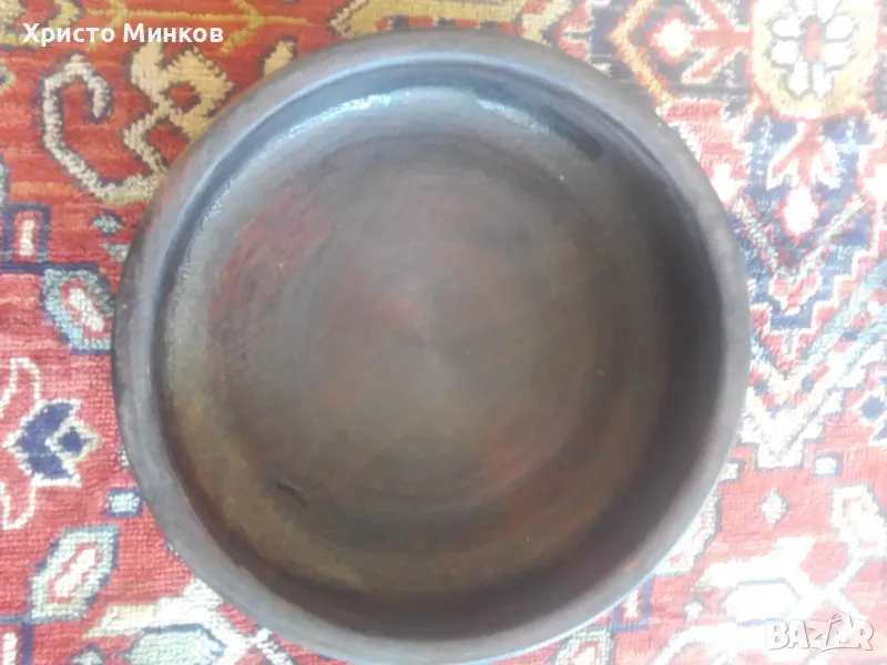 Съд за ядки, махагон, снимка 1