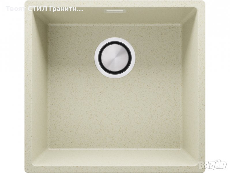 Кухненска Мивка от Гранит модел Лондон Слим 460 x 440 мм - сив, снимка 1