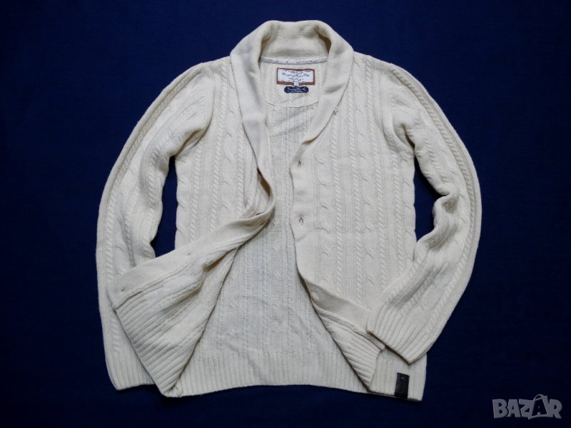 Company Cotton Club Made in England 80% Lambswool Мъжка Жилетка Размер L, снимка 1