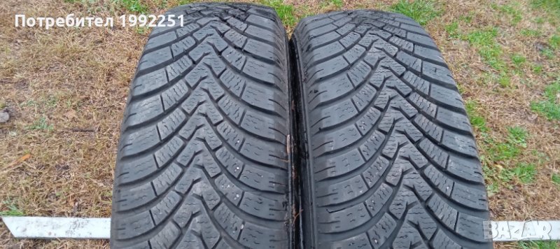 2бр. зимни гуми Falken EurowinterHS01. 175/70R14 DOT 3017. 5.5мм. дълбочина на шарката. Внос от Герм, снимка 1