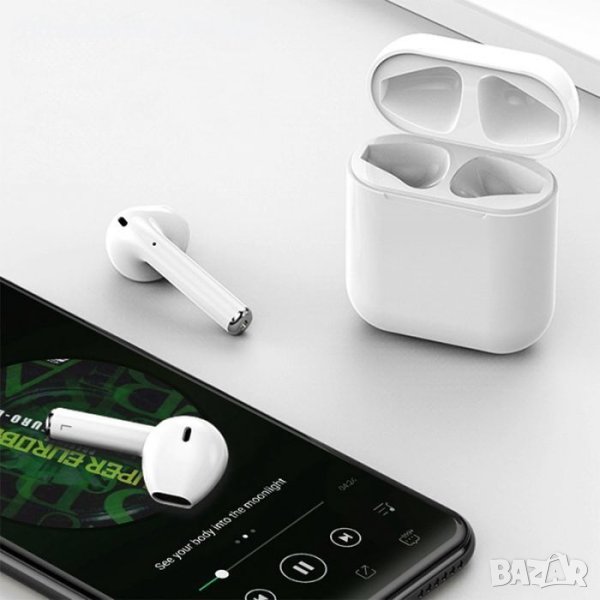 Безжични слушалки i12 TWS с Bluetooth , снимка 1