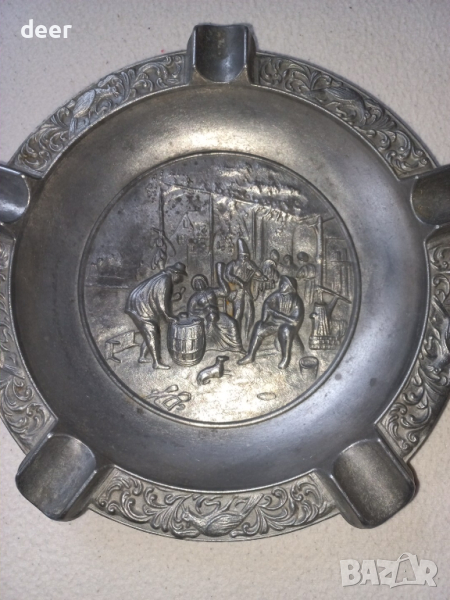 Пепелник от цинк, снимка 1