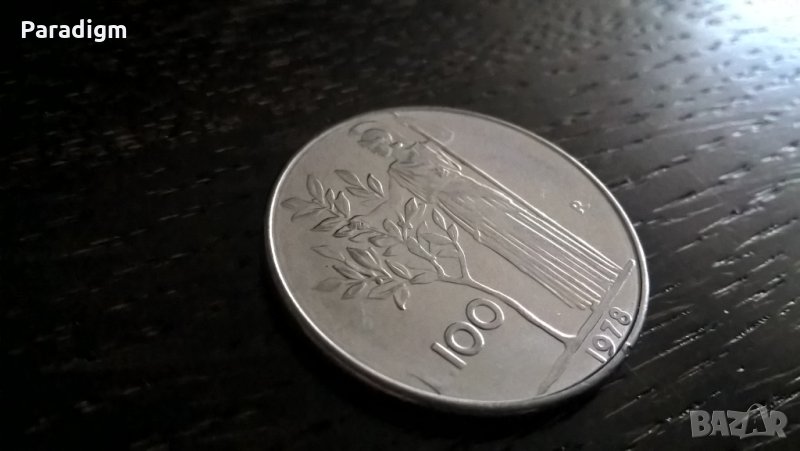 Монета - Италия - 100 лири | 1978г., снимка 1