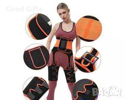 3в1 Неопренов екип за отслабване с отделение за телефон JB-7878, снимка 1