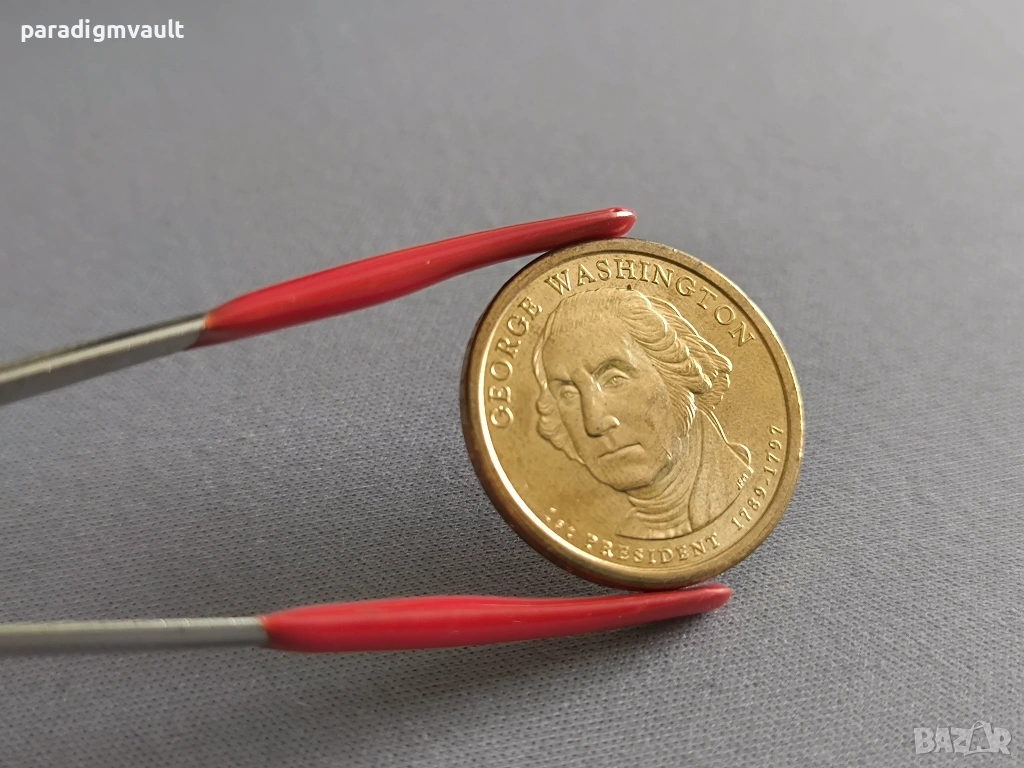 Монета - САЩ - 1 долар (Джордж Вашингтон) UNC | 2007г., снимка 1